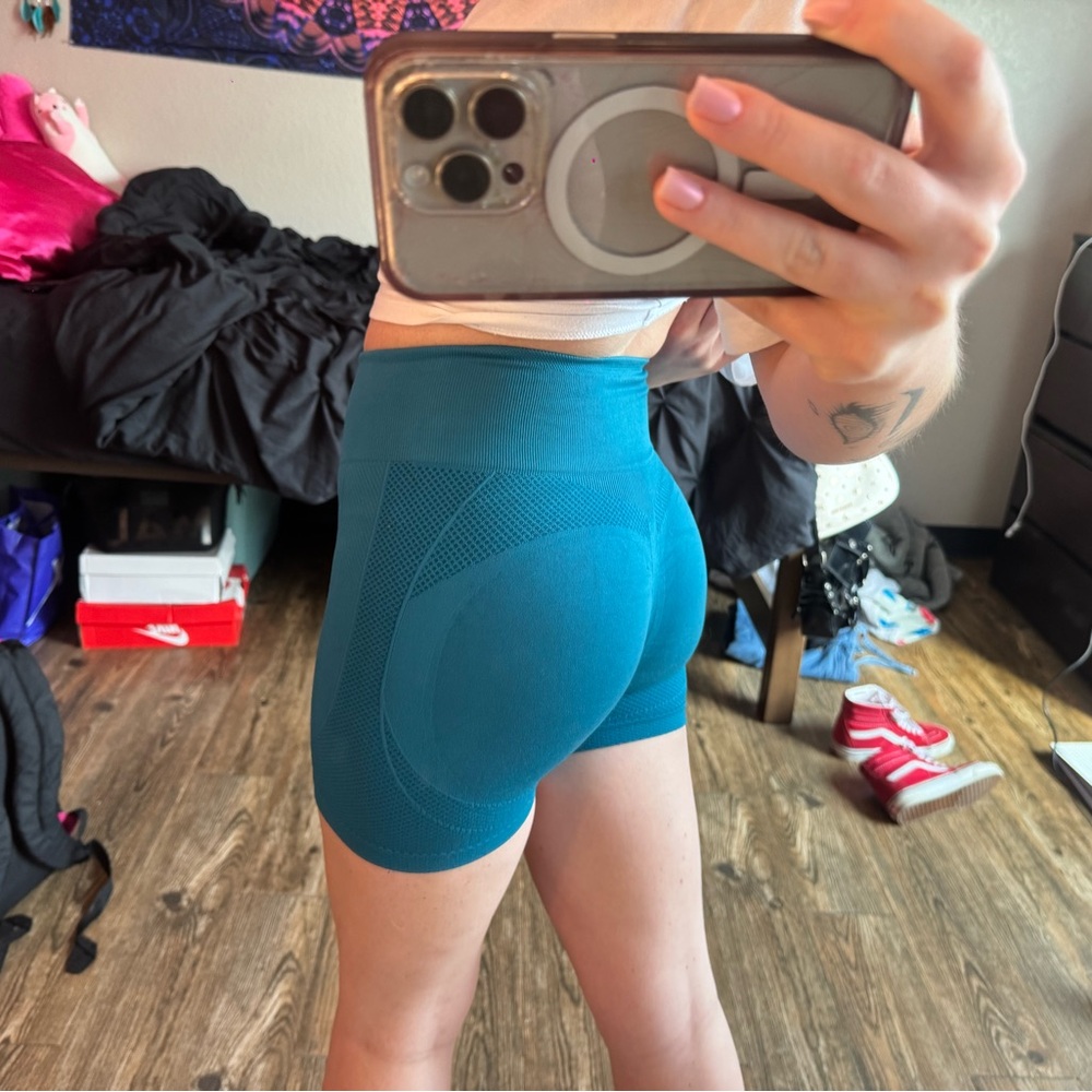 Teal Women's Atheltic Shorts